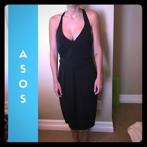 ASOS T-Back Black Dress